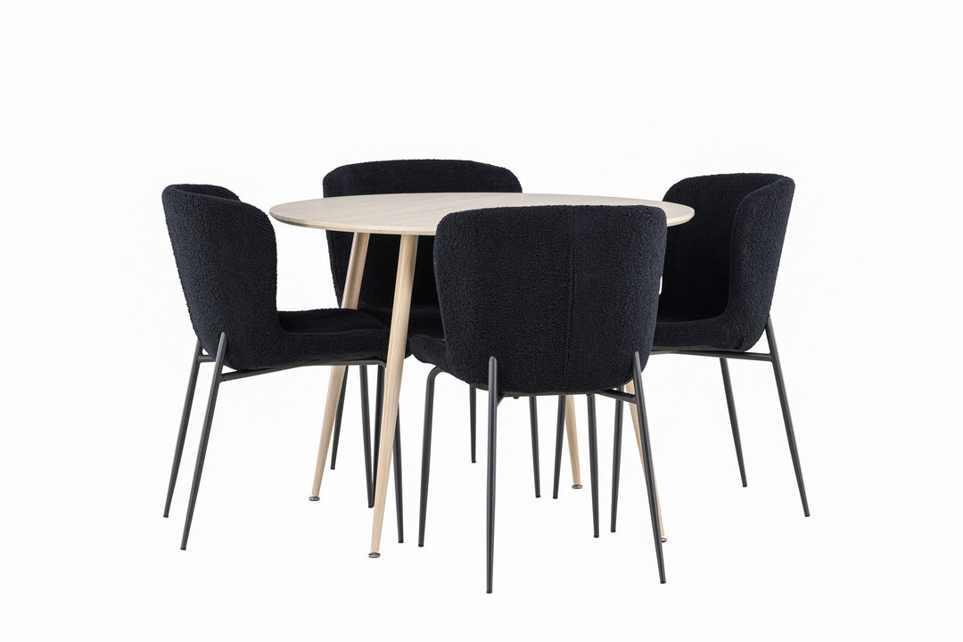 Venture Home Plaza Dining Table with Modesto Dining Chair