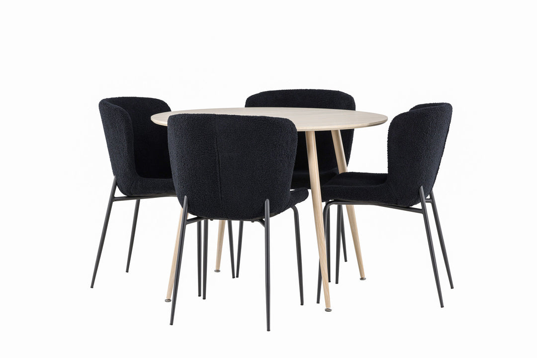 Venture Home Plaza Dining Table with Modesto Dining Chair