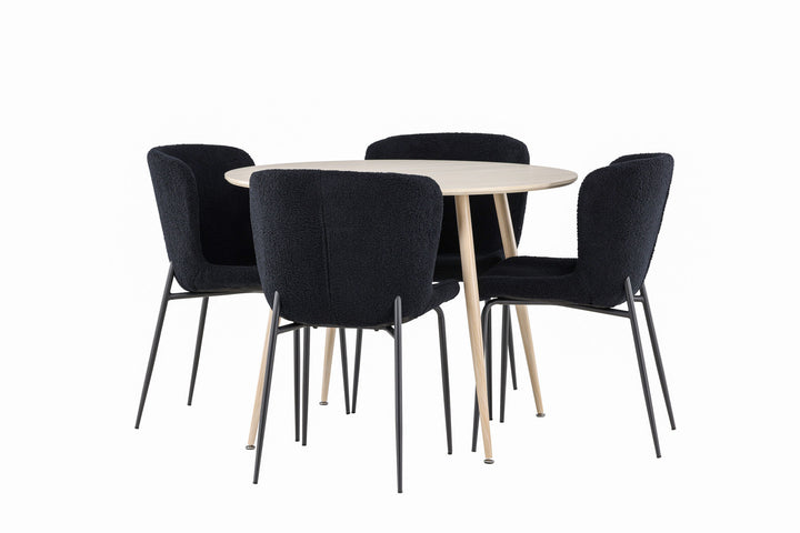 Venture Home Plaza Dining Table with Modesto Dining Chair
