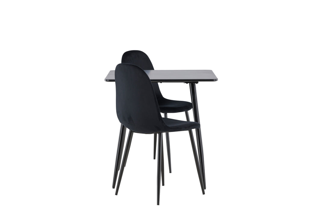 Venture Home Polar Dining Table with Polar Dining Chair