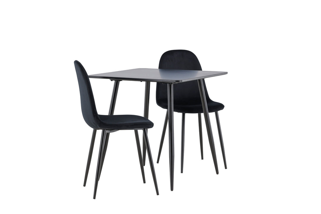 Venture Home Polar Dining Table with Polar Dining Chair