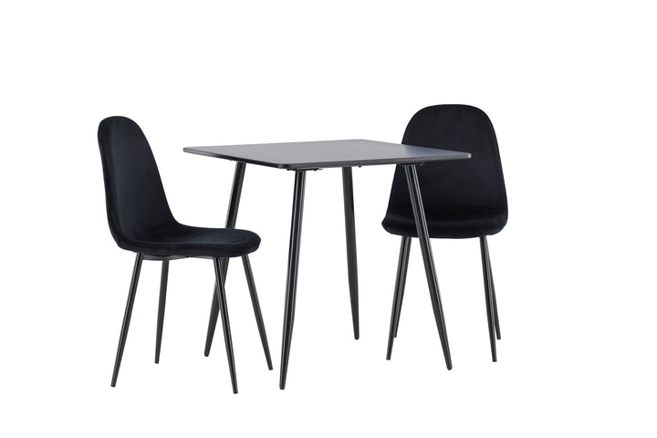 Venture Home Polar Dining Table with Polar Dining Chair