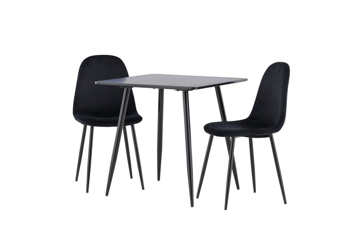 Venture Home Polar Dining Table with Polar Dining Chair