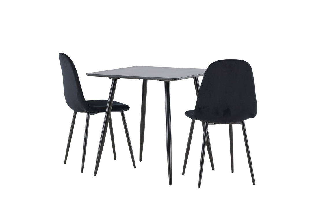 Venture Home Polar Dining Table with Polar Dining Chair