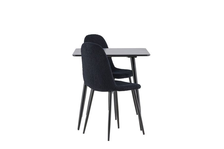 Venture Home Polar Dining Table with Polar Dining Chair
