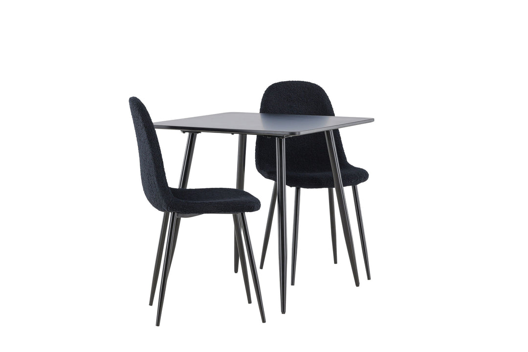 Venture Home Polar Dining Table with Polar Dining Chair