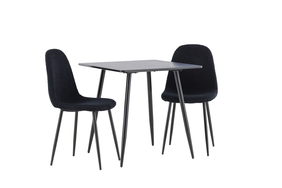 Venture Home Polar Dining Table with Polar Dining Chair