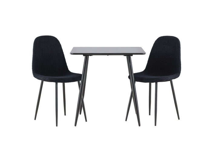 Venture Home Polar Dining Table with Polar Dining Chair
