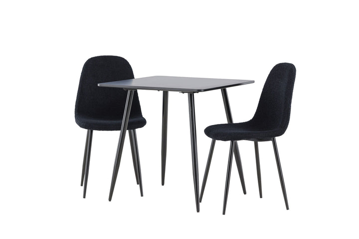 Venture Home Polar Dining Table with Polar Dining Chair