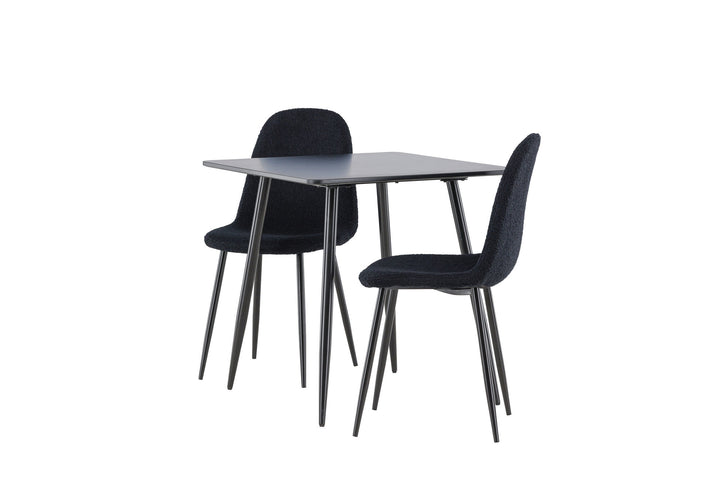 Venture Home Polar Dining Table with Polar Dining Chair