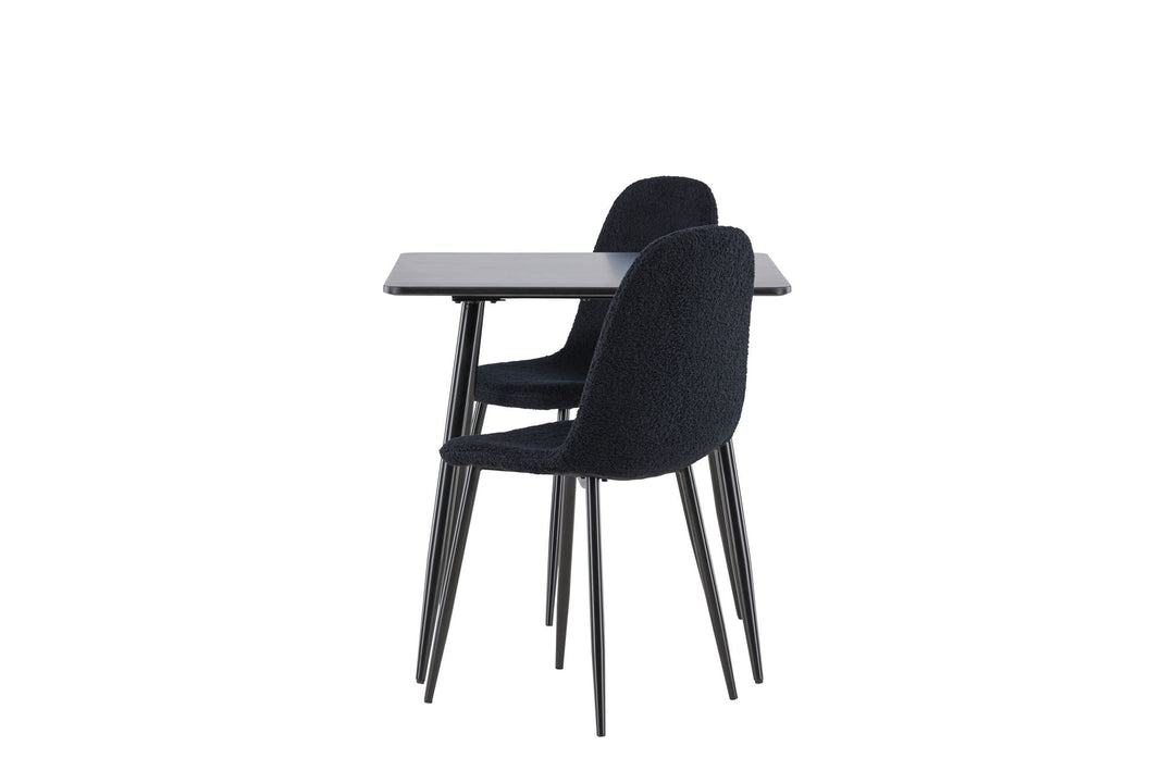 Venture Home Polar Dining Table with Polar Dining Chair