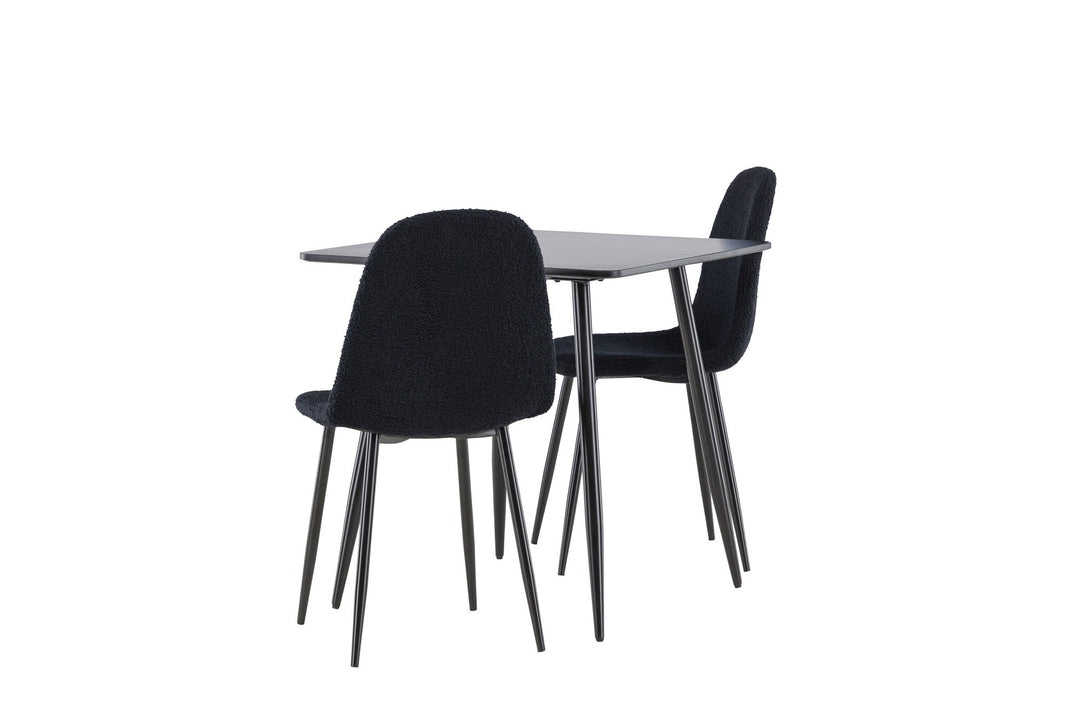 Venture Home Polar Dining Table with Polar Dining Chair