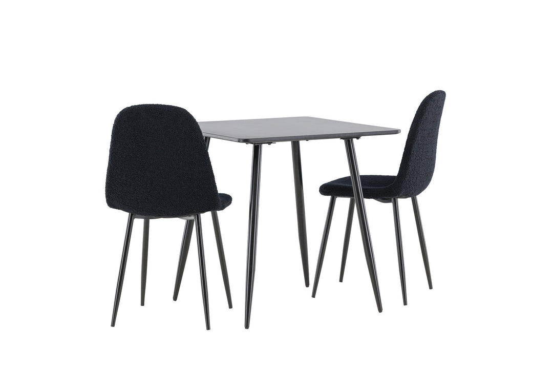 Venture Home Polar Dining Table with Polar Dining Chair