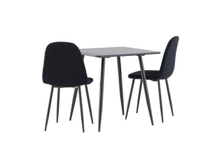 Venture Home Polar Dining Table with Polar Dining Chair