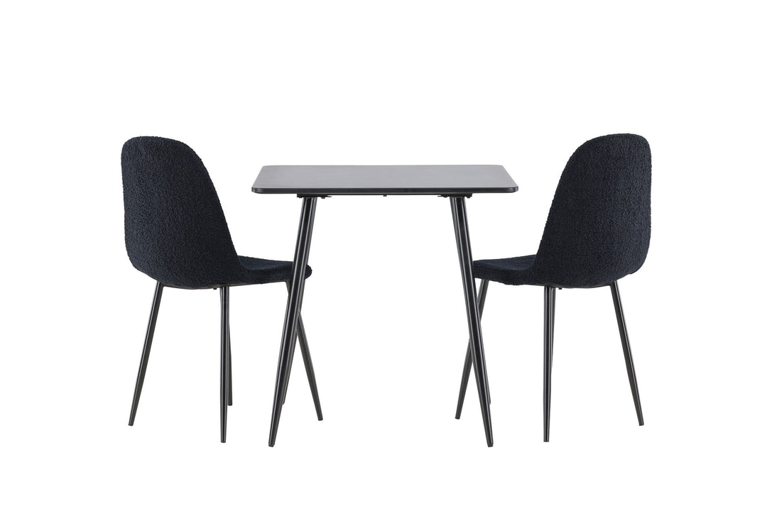 Venture Home Polar Dining Table with Polar Dining Chair