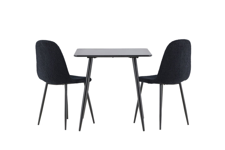 Venture Home Polar Dining Table with Polar Dining Chair
