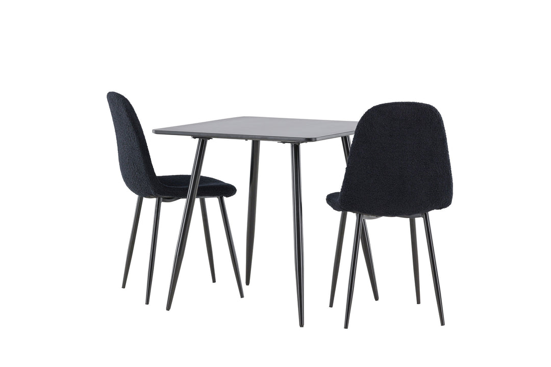 Venture Home Polar Dining Table with Polar Dining Chair