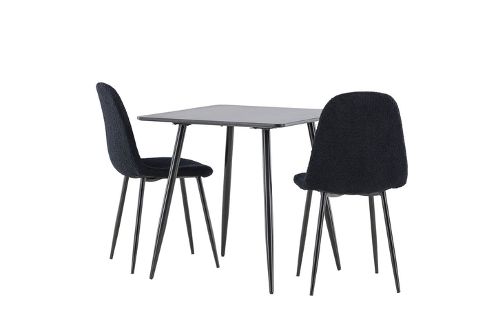 Venture Home Polar Dining Table with Polar Dining Chair