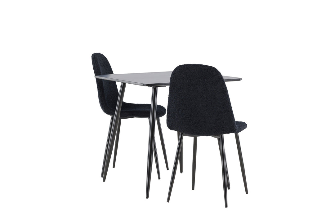 Venture Home Polar Dining Table with Polar Dining Chair