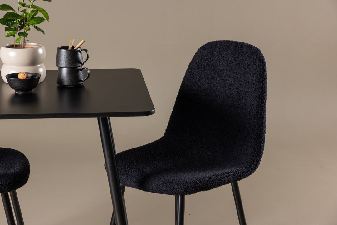 Venture Home Polar Dining Table with Polar Dining Chair