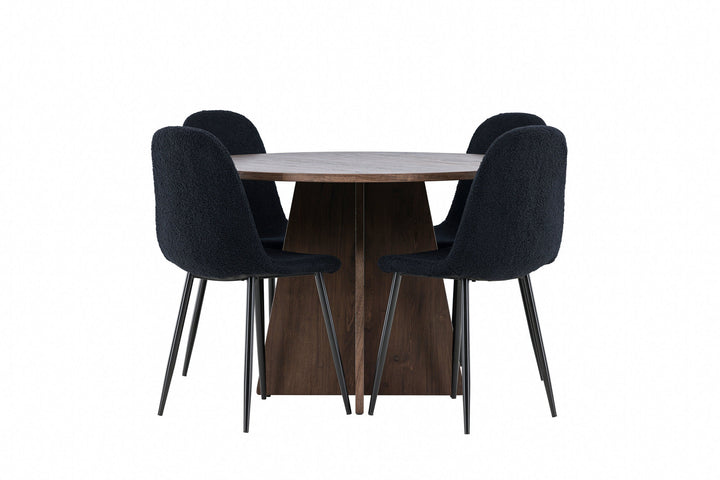 Venture Home Bootcut Dining Table with Polar Dining Chair