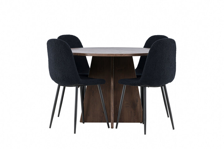 Venture Home Bootcut Dining Table with Polar Dining Chair