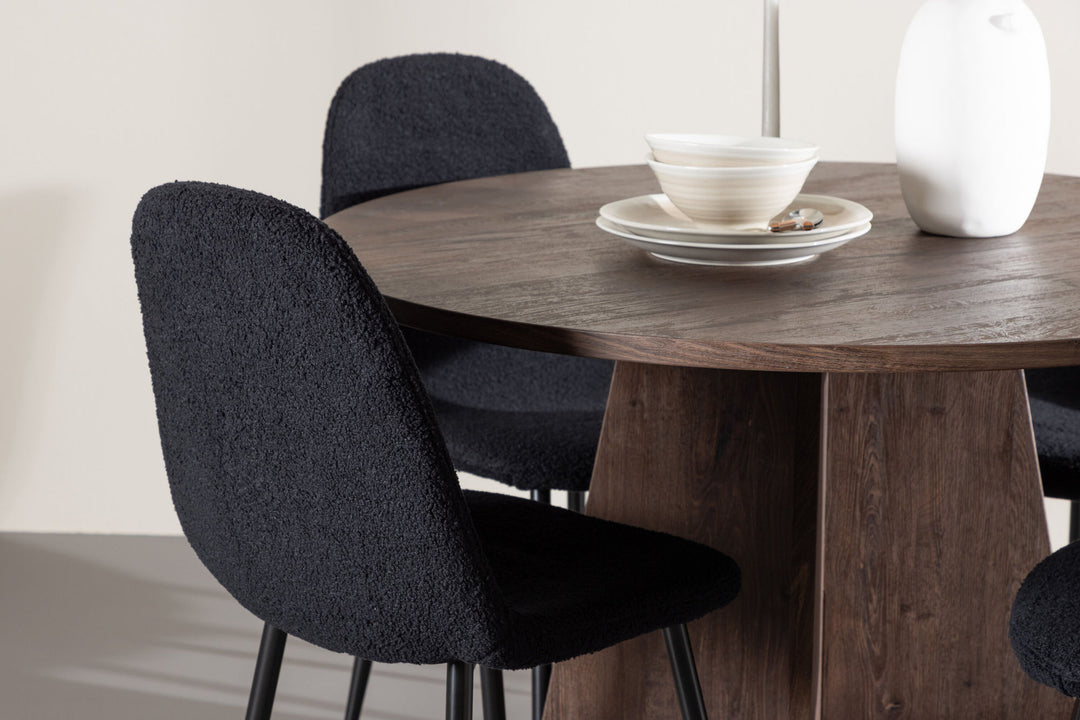 Venture Home Bootcut Dining Table with Polar Dining Chair
