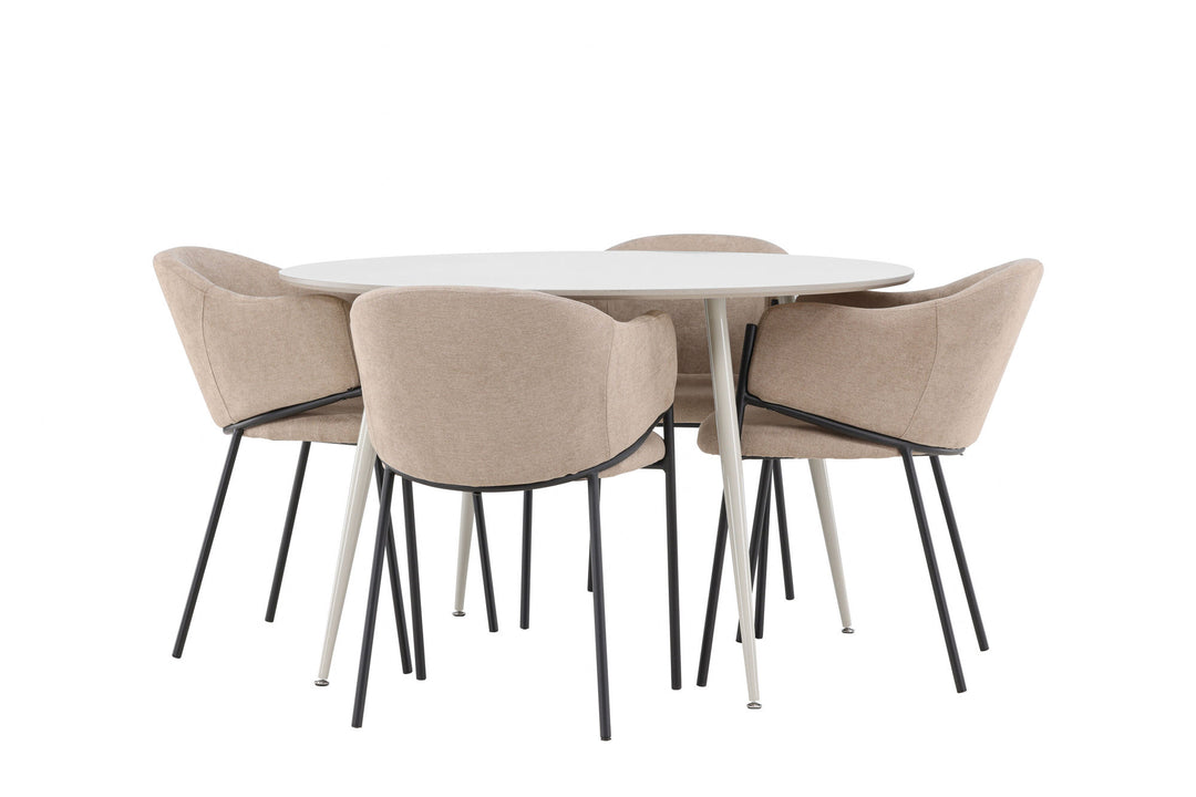 Venture Home Plaza Dining Table with Evelina Dining Chair