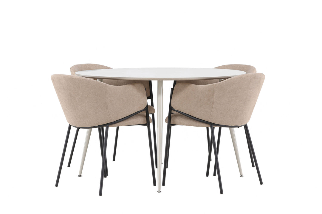 Venture Home Plaza Dining Table with Evelina Dining Chair