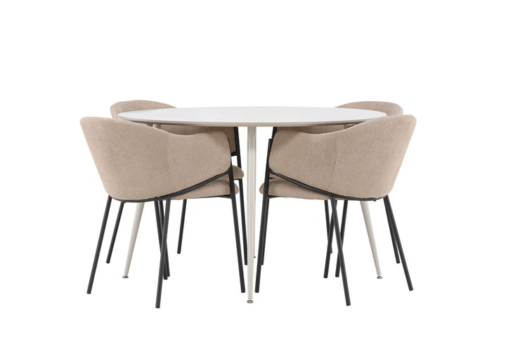 Venture Home Plaza Dining Table with Evelina Dining Chair
