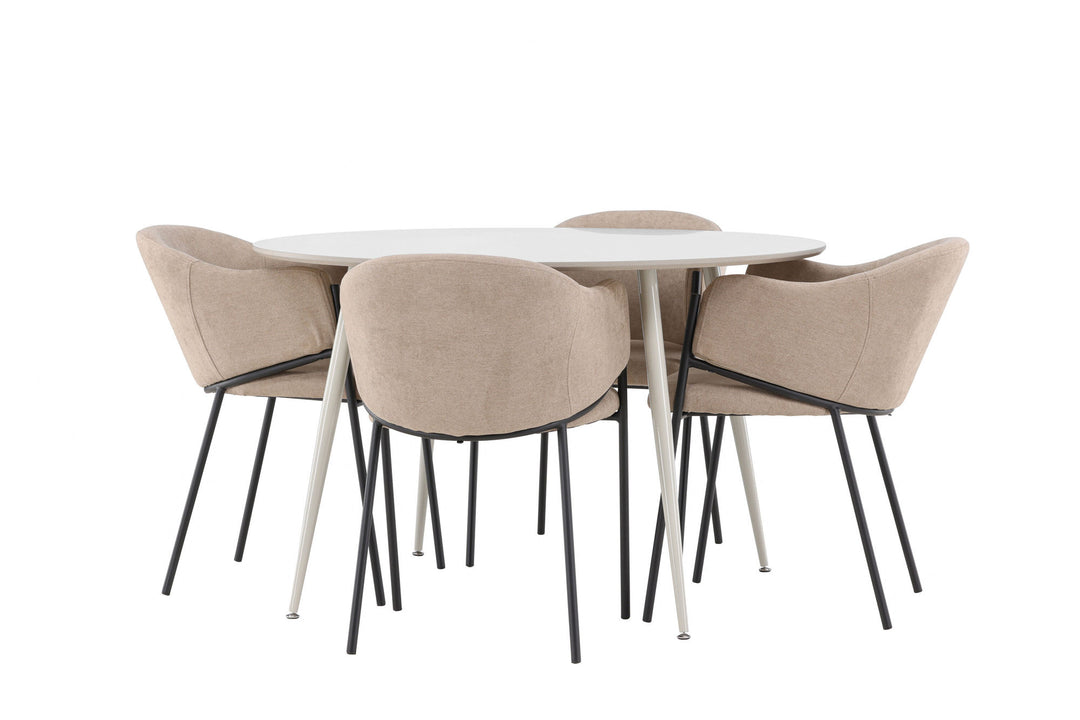 Venture Home Plaza Dining Table with Evelina Dining Chair