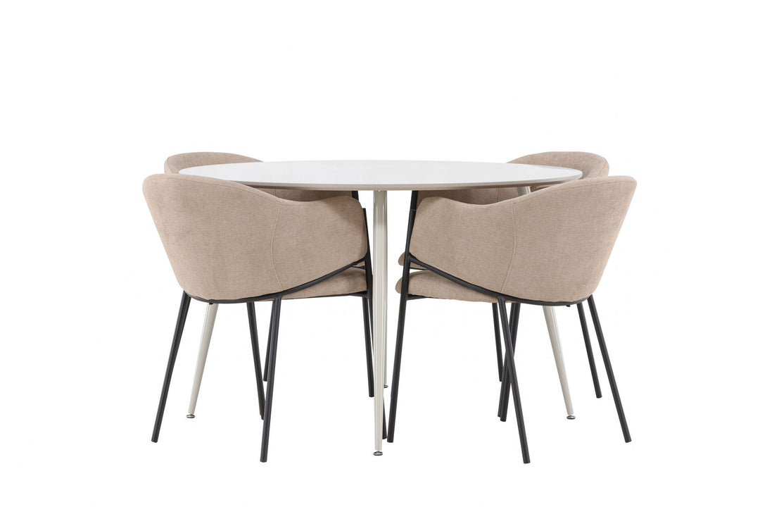 Venture Home Plaza Dining Table with Evelina Dining Chair