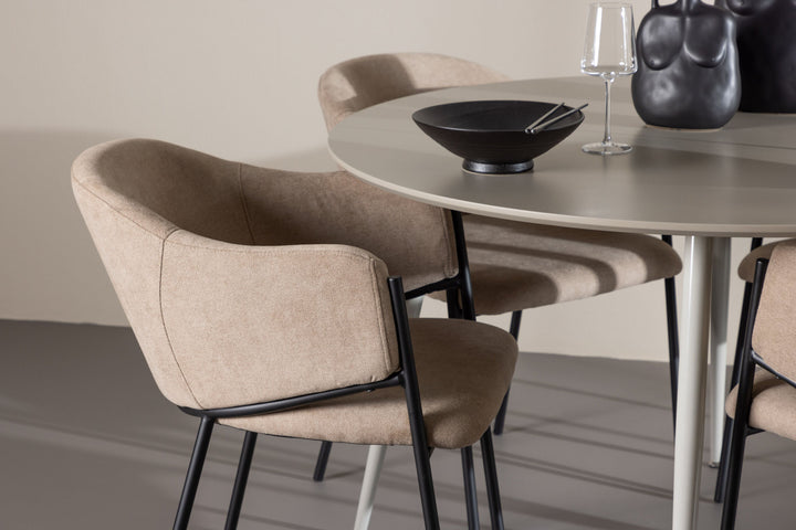 Venture Home Plaza Dining Table with Evelina Dining Chair