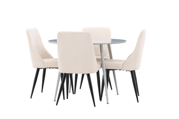 Venture Home Plaza Dining Table with Leone Dining Chair