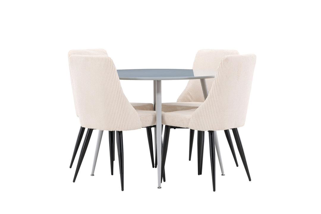 Venture Home Plaza Dining Table with Leone Dining Chair