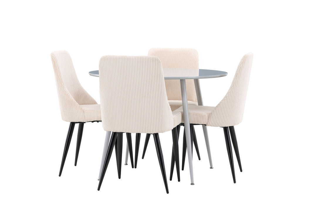 Venture Home Plaza Dining Table with Leone Dining Chair