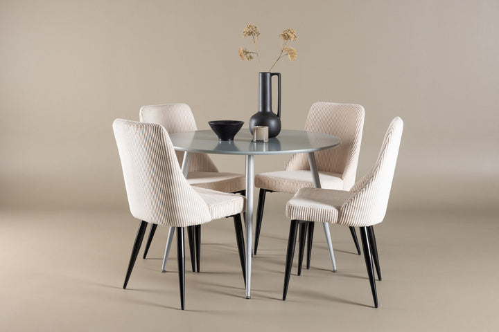 Venture Home Plaza Dining Table with Leone Dining Chair