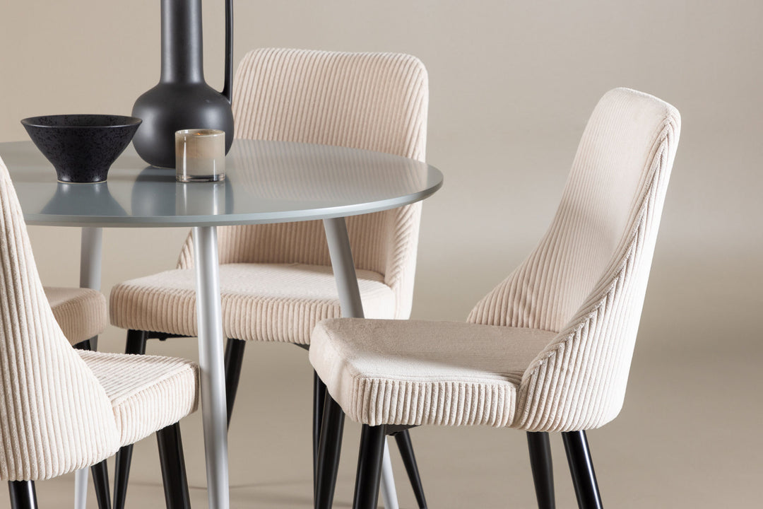 Venture Home Plaza Dining Table with Leone Dining Chair