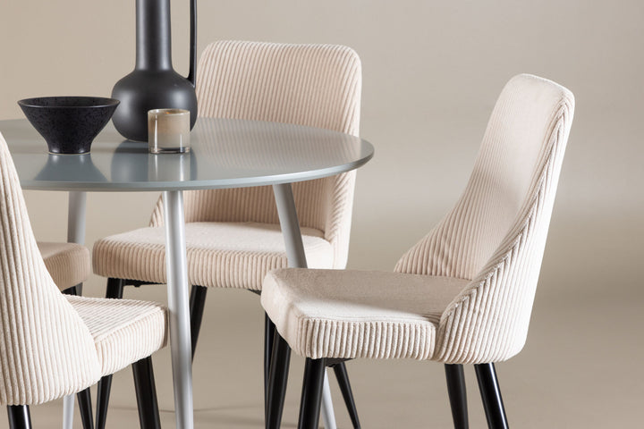 Venture Home Plaza Dining Table with Leone Dining Chair