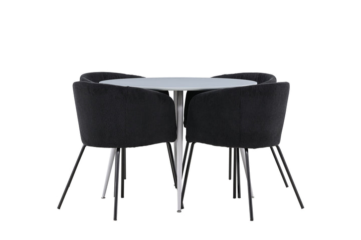 Venture Home Plaza Dining Table with Berit Dining Chair