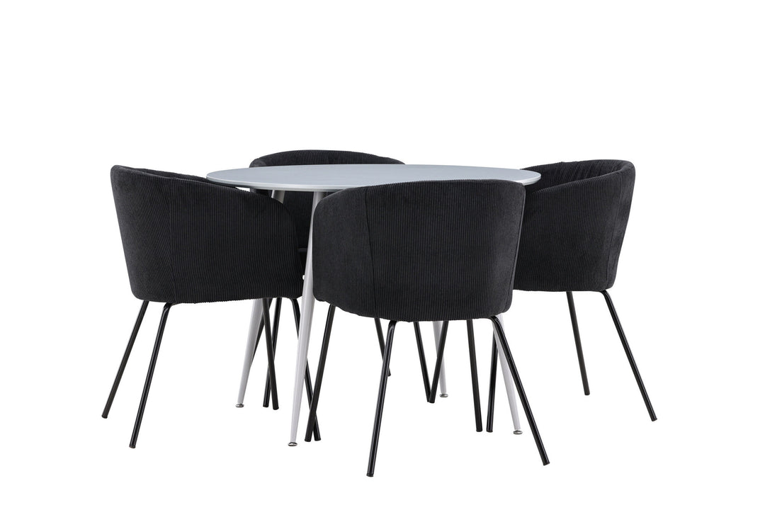 Venture Home Plaza Dining Table with Berit Dining Chair