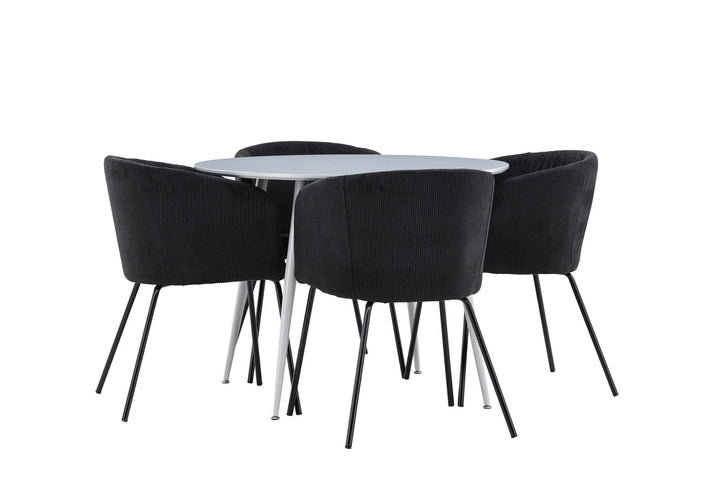 Venture Home Plaza Dining Table with Berit Dining Chair