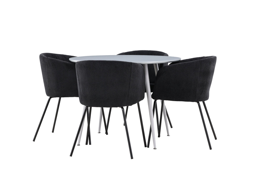 Venture Home Plaza Dining Table with Berit Dining Chair