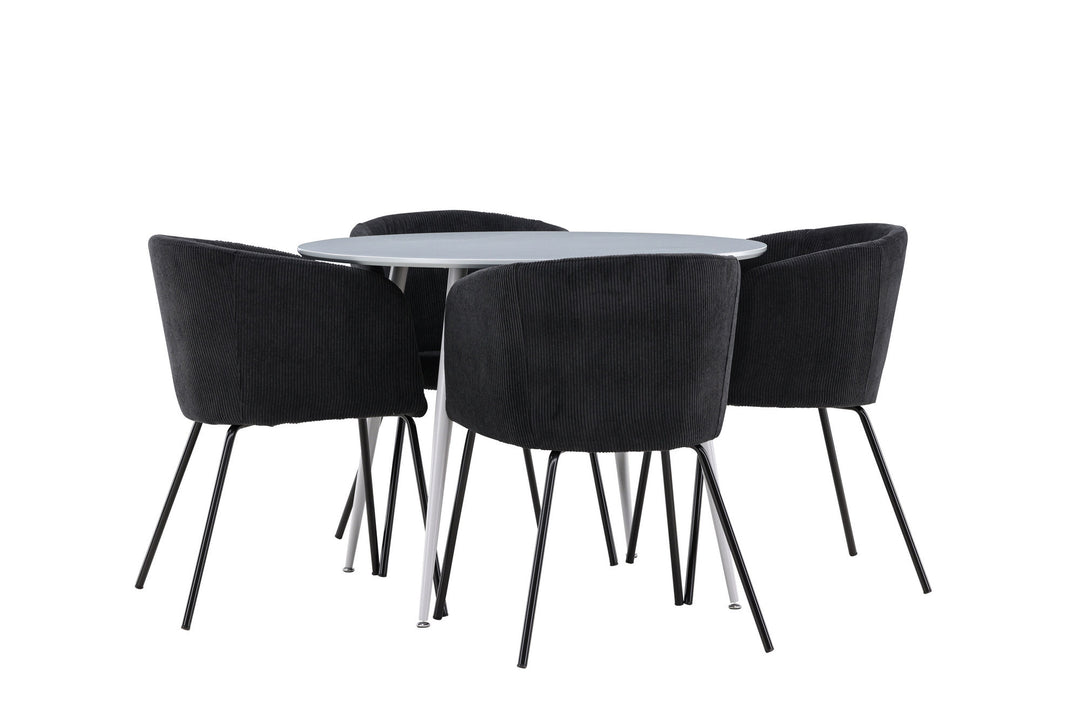 Venture Home Plaza Dining Table with Berit Dining Chair