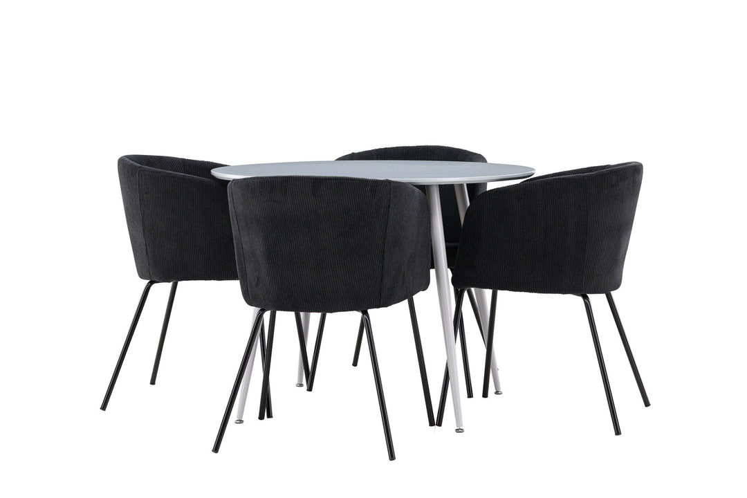 Venture Home Plaza Dining Table with Berit Dining Chair