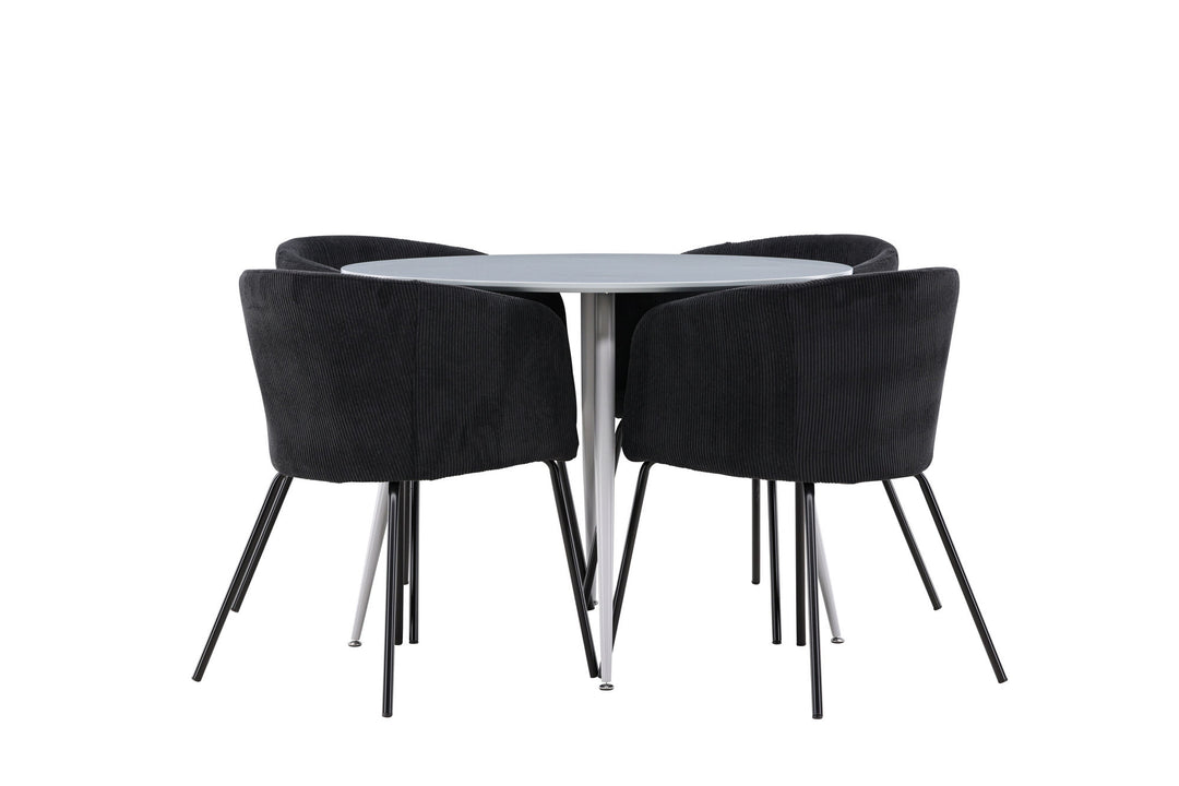 Venture Home Plaza Dining Table with Berit Dining Chair