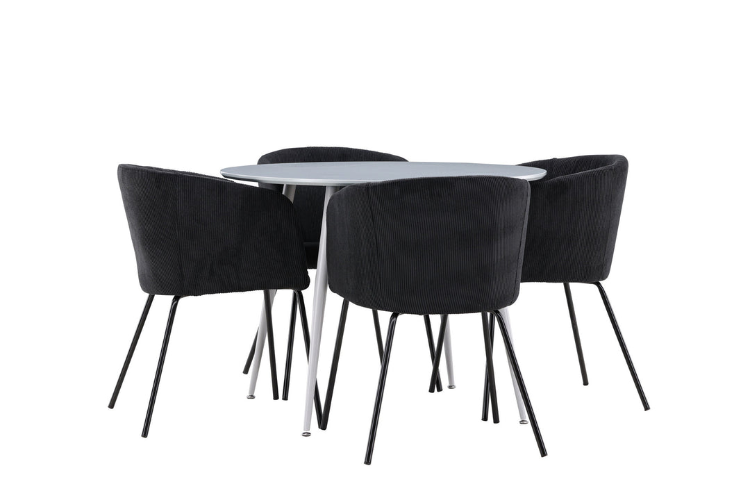 Venture Home Plaza Dining Table with Berit Dining Chair