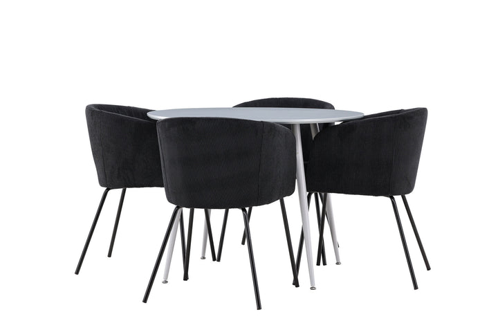Venture Home Plaza Dining Table with Berit Dining Chair