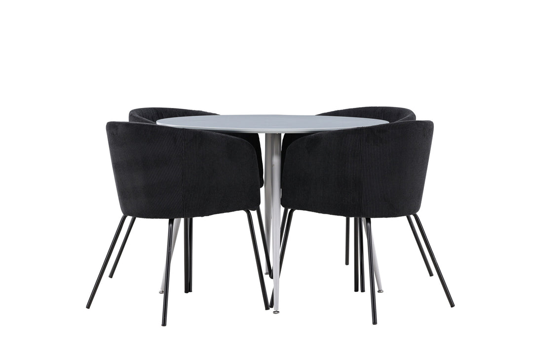 Venture Home Plaza Dining Table with Berit Dining Chair