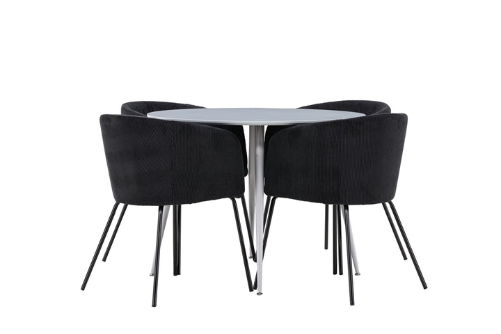 Venture Home Plaza Dining Table with Berit Dining Chair